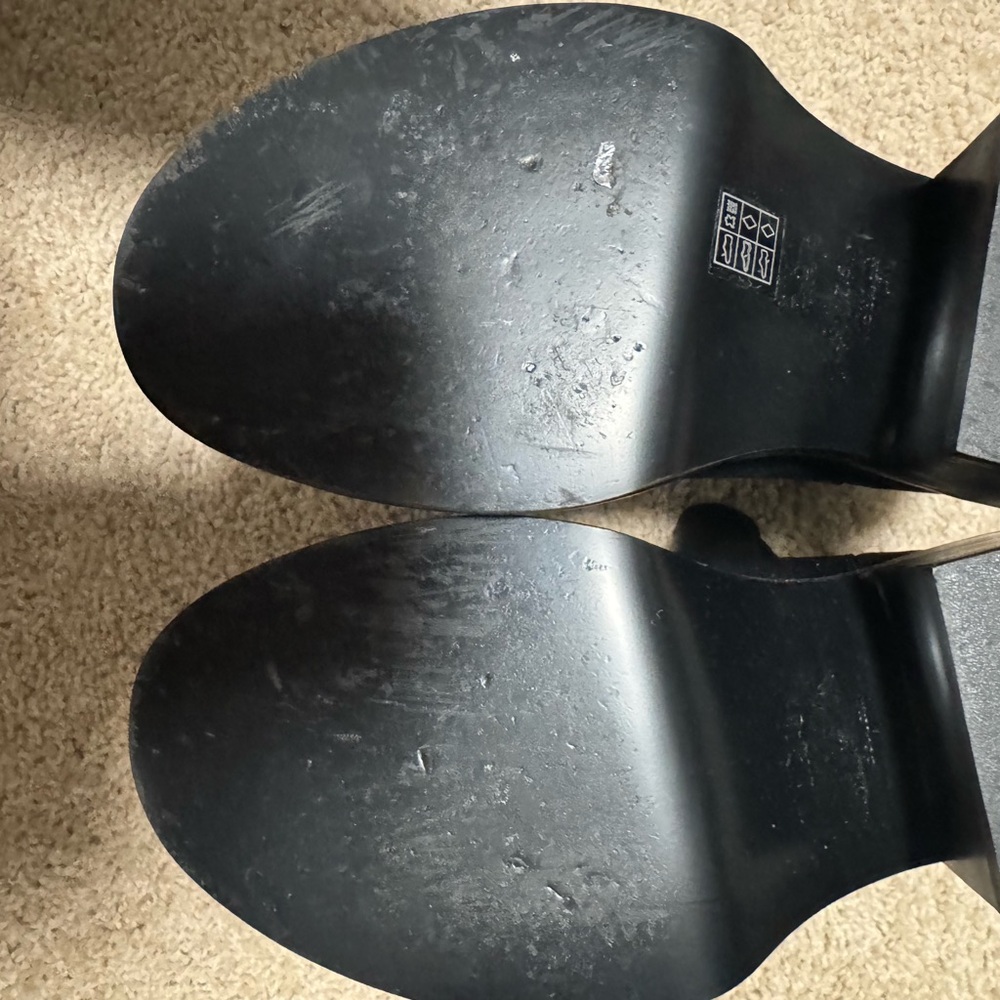 Coach Black Leather Heeled Boots - Picture 3 of 5
